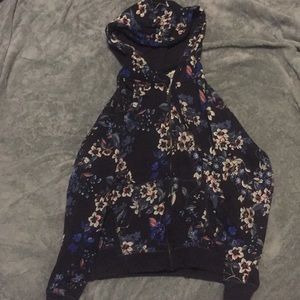 floral zip up jacket from H&M. Never worn